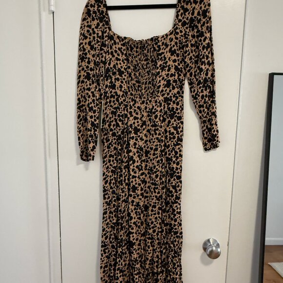 Reformation Sigmund Dress in Leopard, 6P - Picture 5 of 5